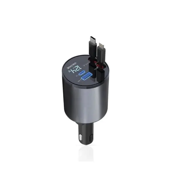 شارژر فندکی برند Green lion مدل Green Lion 4 In 1 Car Charger