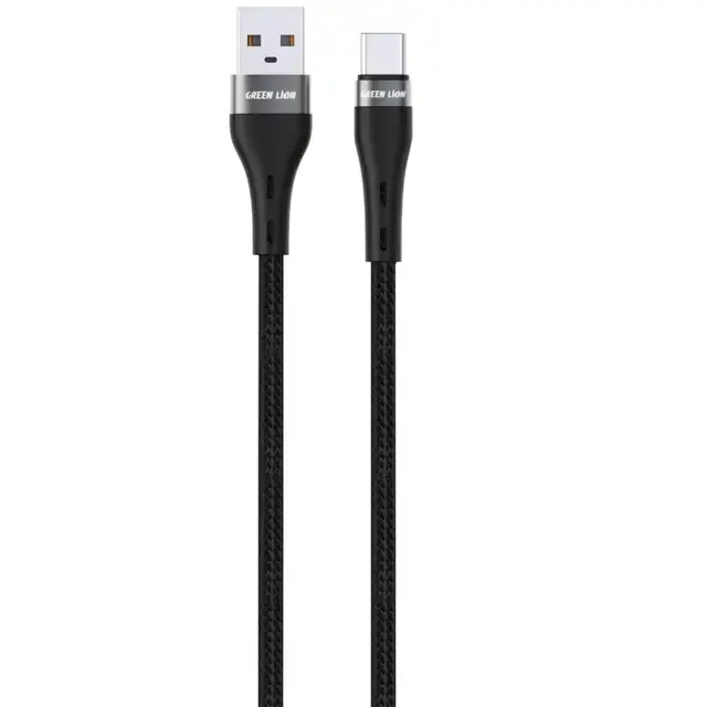 کابل تایپ سی 15 وات برند Green Lion مدل GNBRUSATCBK طول 1 متر