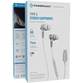 هندزفری سیمی برند Powerology مدل PWTYPECWH استریو