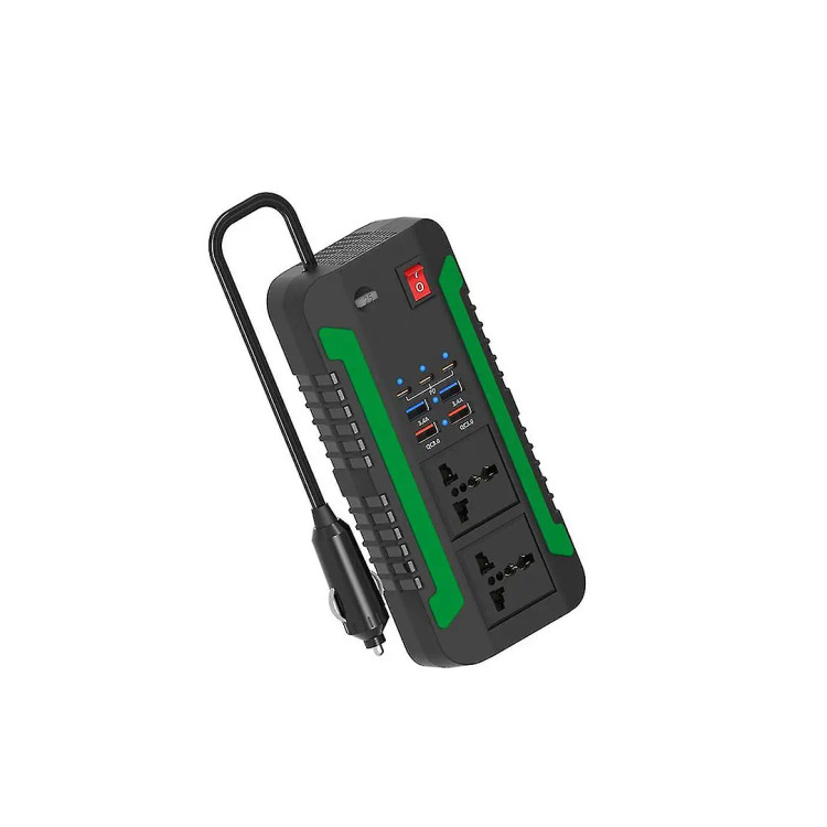 اینورتر فندکی خودرو برند Green lion مدل SPARK300 ظرفیت 300 وات